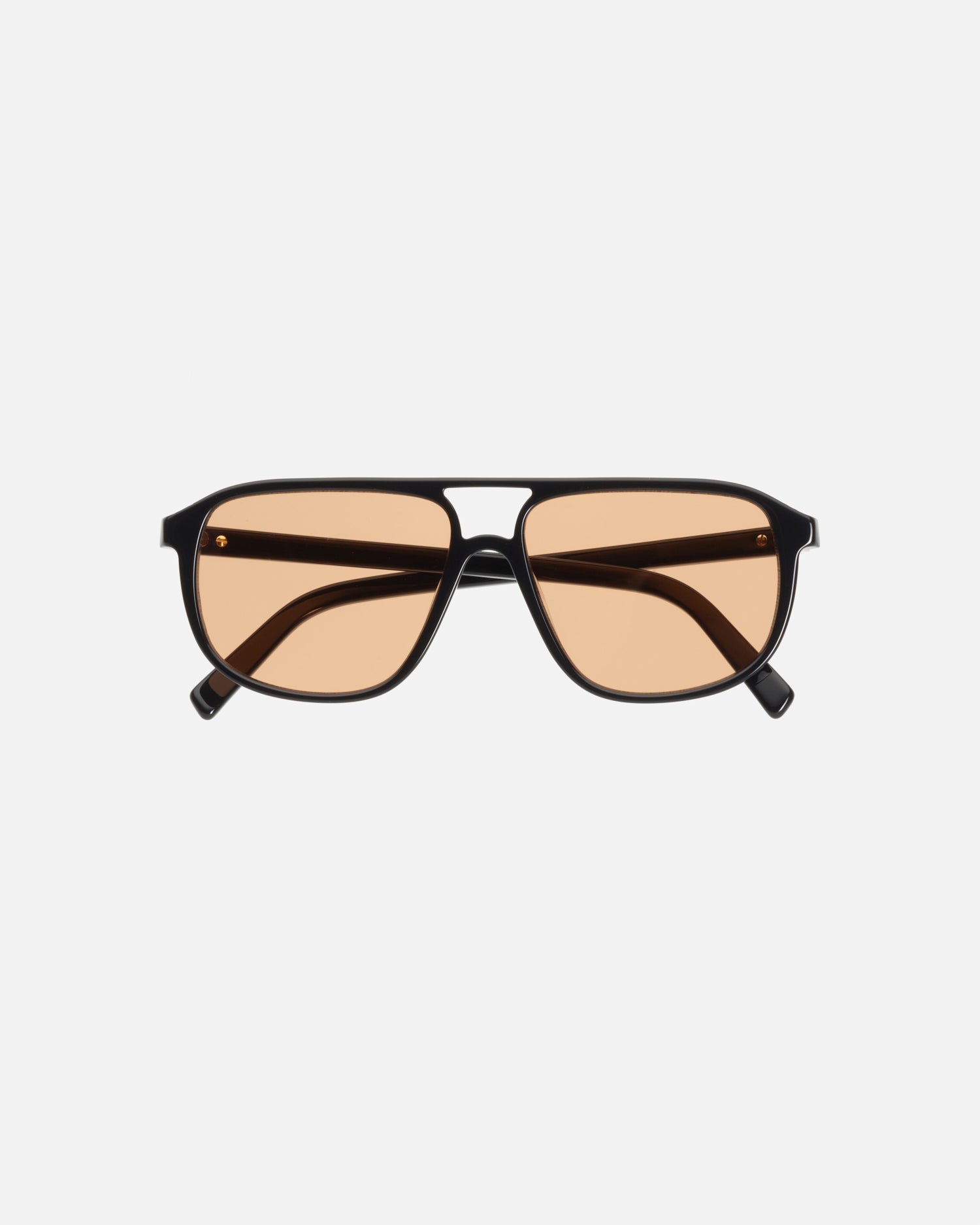 La Touriste luxe sunglasses by Velvet Canyon in Black & Amber