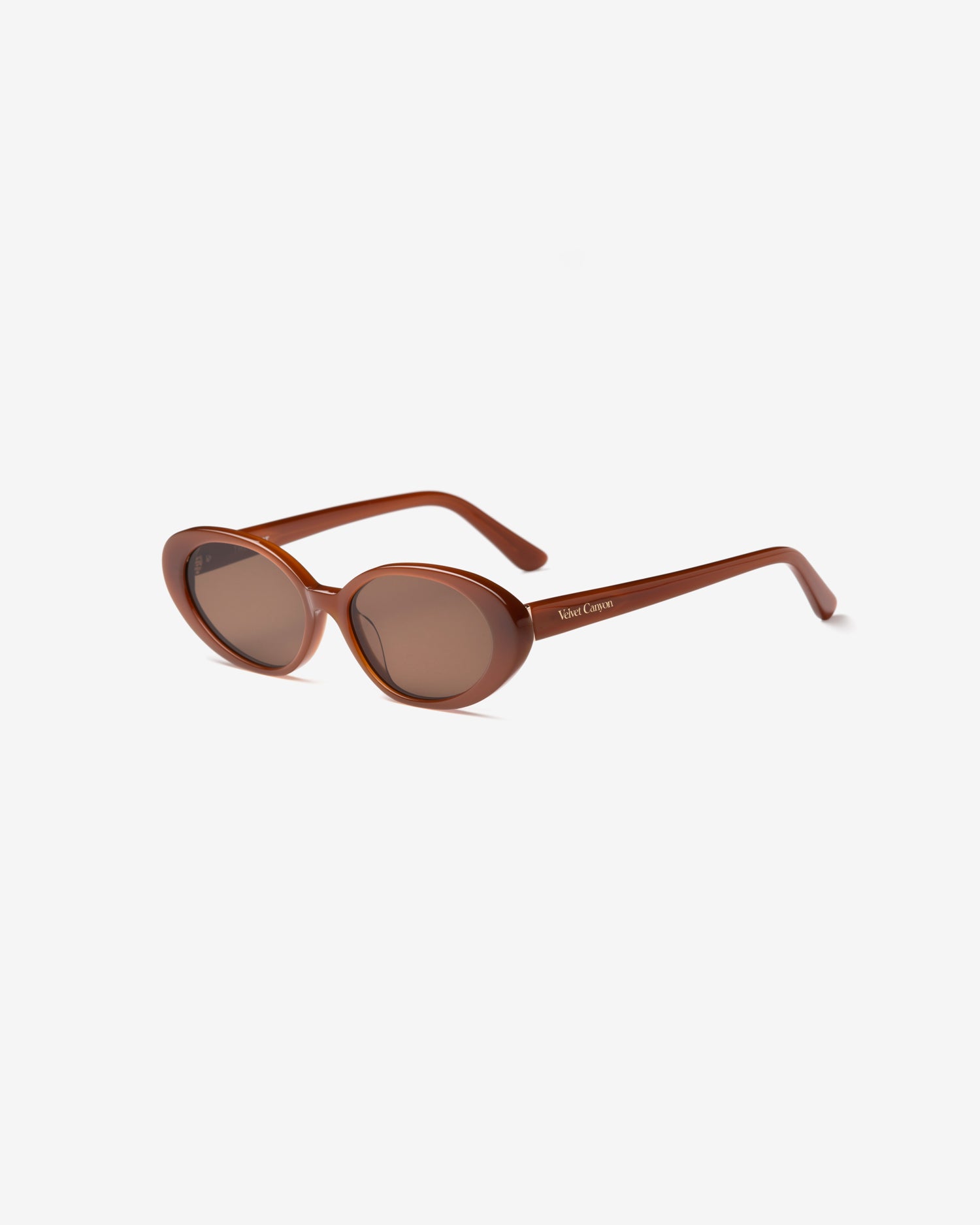 Velvet Canyon The Poet Tortoise Shell Sunglasses kendalljenner wears the Zou Bisou in Amber tort ? main image 3